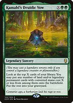 Glossy Finish Dominaria Kamahl's Druidic Vow ( #166 )