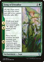 Glossy Finish Dominaria Song of Freyalise ( #179 )