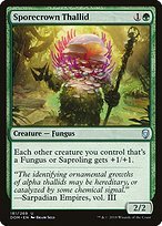 Glossy Finish Dominaria Sporecrown Thallid ( #181 )