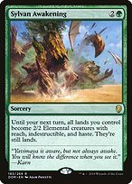 Glossy Finish Dominaria Sylvan Awakening ( #183 )