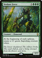 Glossy Finish Dominaria Verdant Force ( #187 )