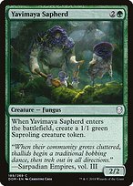 Glossy Finish Dominaria Yavimaya Sapherd ( #189 )