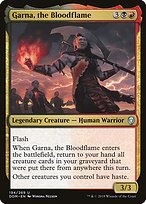 Glossy Finish Dominaria Garna, the Bloodflame ( #194 )