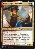 Glossy Finish Dominaria Tiana, Ship's Caretaker ( #208 )