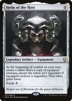 Glossy Finish Dominaria Helm of the Host ( #217 )