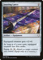 Glossy Finish Dominaria Jousting Lance ( #221 )