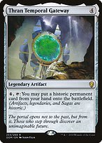 Glossy Finish Dominaria Thran Temporal Gateway ( #233 )