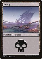 Glossy Finish Dominaria Swamp ( #259 )
