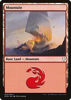 Glossy Finish Dominaria Mountain ( #263 )