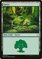 Glossy Finish Dominaria Forest ( #269 )