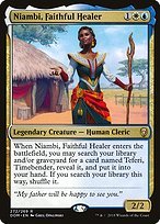 Glossy Finish Dominaria Niambi, Faithful Healer ( #272 )