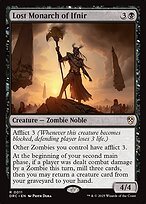Glossy Finish Aetherdrift Commander Lost Monarch of Ifnir ( #11 )