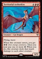 Glossy Finish Aetherdrift Commander Territorial Aetherkite ( #12 )
