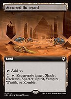 Glossy Finish Aetherdrift Commander Accursed Duneyard ( #36 )