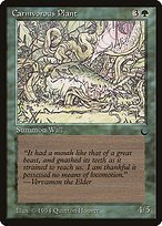 Glossy Finish The Dark Carnivorous Plant ( #75 )