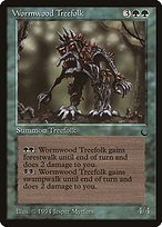 Glossy Finish The Dark Wormwood Treefolk ( #92 )