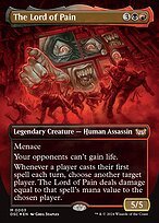 Glossy Finish Duskmourn: House of Horror Commander The Lord of Pain ( #3 )