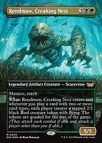 Glossy Finish Duskmourn: House of Horror Commander Rendmaw, Creaking Nest ( #5 )