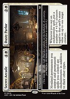 Glossy Finish Duskmourn: House of Horror Commander Secret Arcade // Dusty Parlor ( #10 )