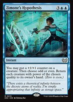 Glossy Finish Duskmourn: House of Horror Commander Zimone's Hypothesis ( #15 )