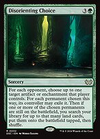 Glossy Finish Duskmourn: House of Horror Commander Disorienting Choice ( #32 )