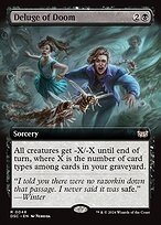 Glossy Finish Duskmourn: House of Horror Commander Deluge of Doom ( #48 )
