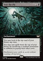Glossy Finish Duskmourn: House of Horror Commander Into the Pit ( #50 )