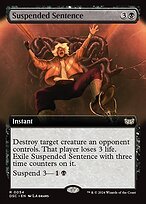 Glossy Finish Duskmourn: House of Horror Commander Suspended Sentence ( #54 )
