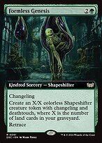 Glossy Finish Duskmourn: House of Horror Commander Formless Genesis ( #61 )