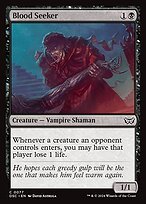 Glossy Finish Duskmourn: House of Horror Commander Blood Seeker ( #77 )