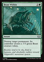 Glossy Finish Duskmourn: House of Horror Commander Beast Within ( #80 )