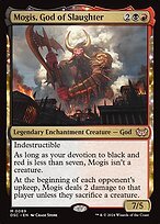 Glossy Finish Duskmourn: House of Horror Commander Mogis, God of Slaughter ( #89 )