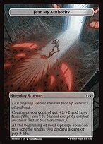 Matte Finish Duskmourn: House of Horror Commander Fear My Authority ( #333 )