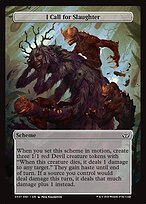 Matte Finish Duskmourn: House of Horror Commander I Call for Slaughter ( #337 )