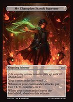 Matte Finish Duskmourn: House of Horror Commander My Champion Stands Supreme ( #341 )