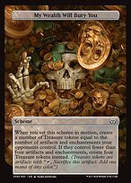 Matte Finish Duskmourn: House of Horror Commander My Wealth Will Bury You ( #346 )