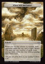 Matte Finish Duskmourn: House of Horror Commander When Will You Learn? ( #358 )