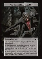 Matte Finish Duskmourn: House of Horror Commander You Cannot Hide from Me ( #360 )