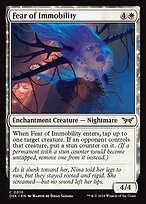 Glossy Finish Duskmourn: House of Horror Fear of Immobility ( #10 )