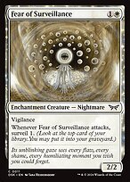Glossy Finish Duskmourn: House of Horror Fear of Surveillance ( #11 )