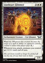 Glossy Finish Duskmourn: House of Horror Lionheart Glimmer ( #19 )