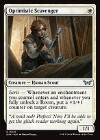 Glossy Finish Duskmourn: House of Horror Optimistic Scavenger ( #21 )