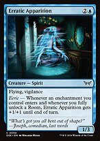 Glossy Finish Duskmourn: House of Horror Erratic Apparition ( #54 )