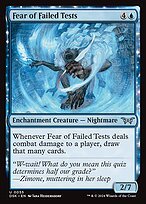 Glossy Finish Duskmourn: House of Horror Fear of Failed Tests ( #55 )