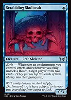 Glossy Finish Duskmourn: House of Horror Scrabbling Skullcrab ( #71 )
