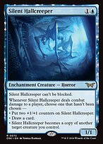 Glossy Finish Duskmourn: House of Horror Silent Hallcreeper ( #72 )