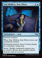Glossy Finish Duskmourn: House of Horror Stay Hidden, Stay Silent ( #74 )