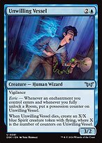 Glossy Finish Duskmourn: House of Horror Unwilling Vessel ( #81 )