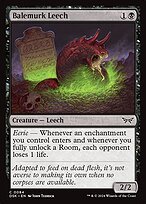 Glossy Finish Duskmourn: House of Horror Balemurk Leech ( #84 )
