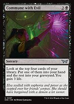 Glossy Finish Duskmourn: House of Horror Commune with Evil ( #87 )
